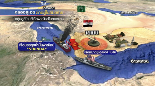 ทะเลแดงสมรภูมิรบใหม่ สหรัฐฯ ระดมพันธมิตรปกป้องคลองสุเอซ ทะเลแดงสมรภูมิรบใหม่ สหรัฐฯ ระดมพันธมิตรปกป้องคลองสุเอซ