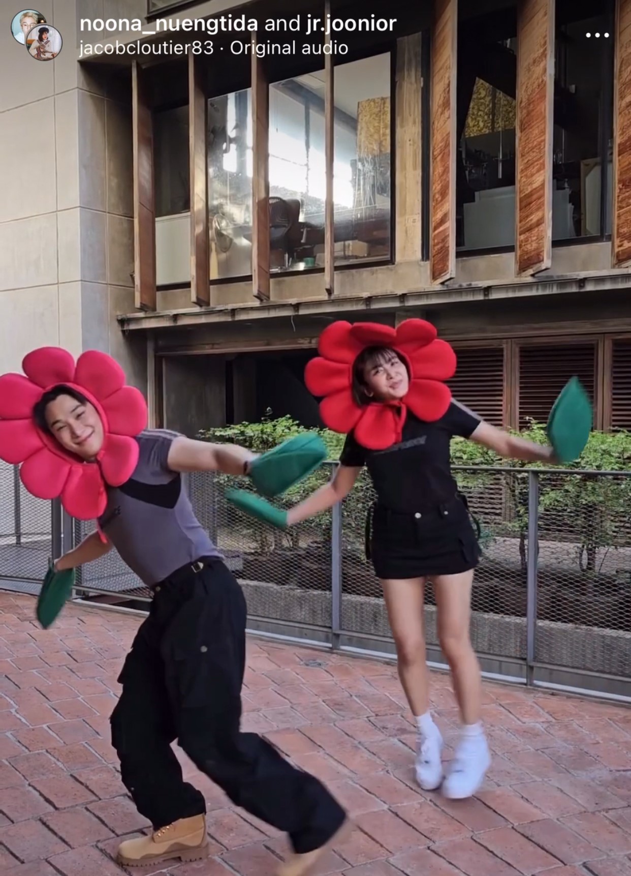 หนูนา-จูเนียร์  สาดโมเมนต์น่ารักทะลุจอ ต้อนรับวาเลนไทน์ 