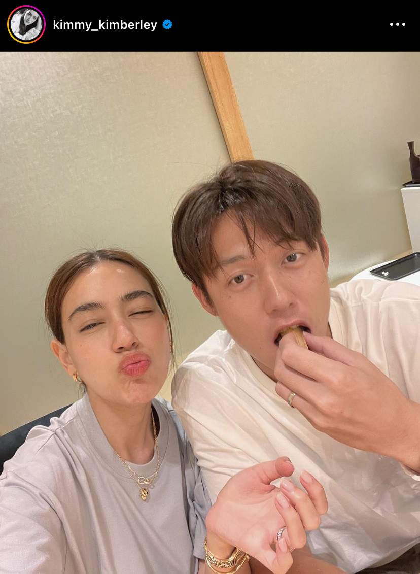 หมาก ควงคู่ คิมเบอร์ลี่ ร่วมยินดีงานแต่งพี่สาว