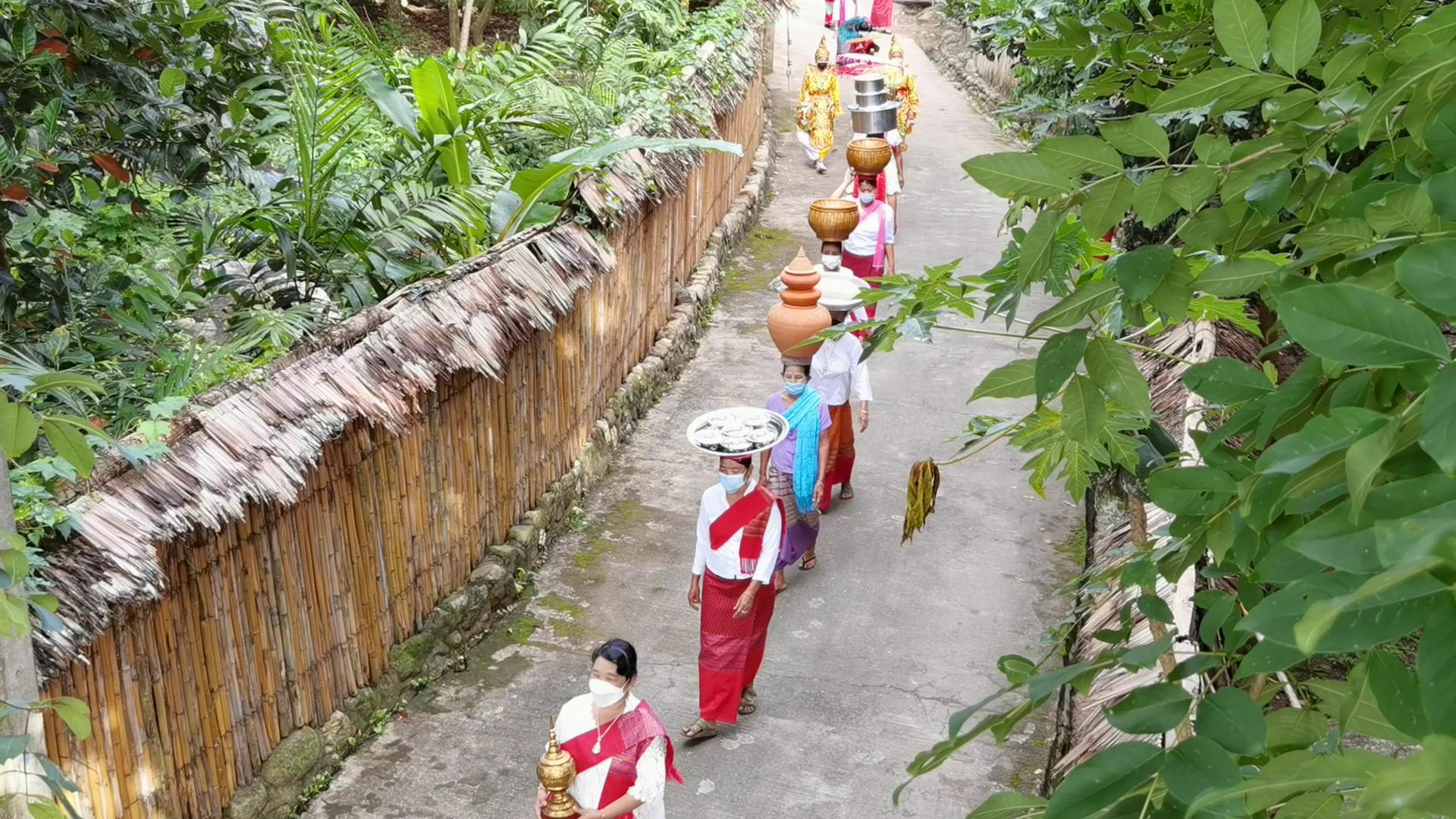 หมู่บ้านมอญห้วยน้ำใสกำลังฮิตที่เที่ยวใหม่ อ.สวนผึ้ง นทท.เรียกแม่กำปอง 2