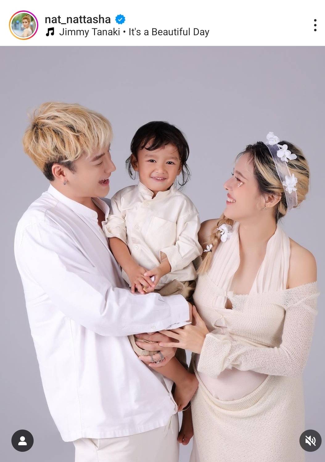 รออุ้มเบบี๋คนที่สอง แนท ณัฐชา เตรียมคลอดลูกสาวเดือนหน้า 