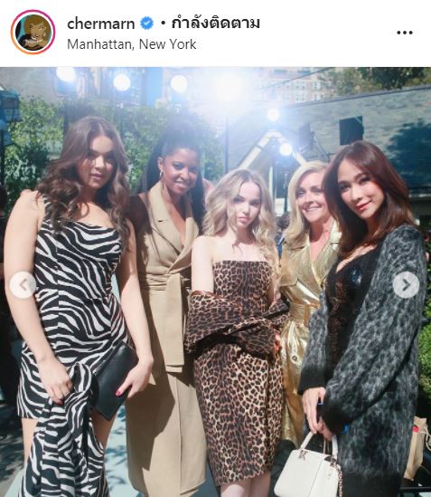 สุดปัง!! พลอย-วุ้นเส้น นั่งฟรอนต์โรว์ ร่วมงาน New York Fashion Week 2022 