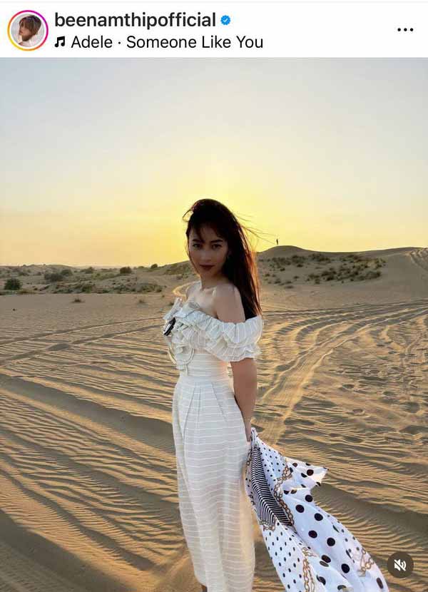 ทะเลทรายหวานฉ่ำ! บี น้ำทิพย์ ควง ไฮโซฟลุค ทัวร์ดูไบสุดสวีท ทะเลทรายหวานฉ่ำ! บี น้ำทิพย์ ควง ไฮโซฟลุค ทัวร์ดูไบสุดสวีท