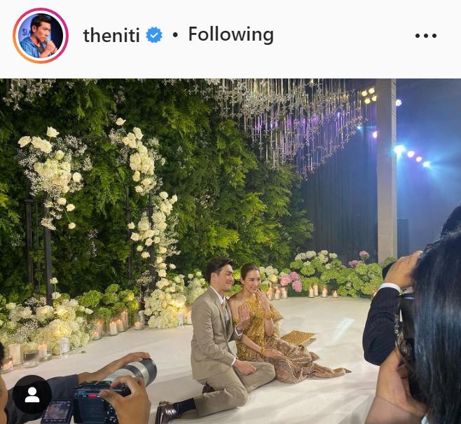 วิวาห์หวาน! จั๊กจั่น-เค ควงคู่เข้าพิธีแต่งงานแล้ว