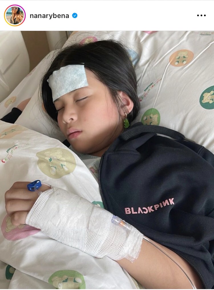 แอ็ดมิทโรงพยาบาลด่วน! น้องบีน่า ลูกสาว นานา ไรบีนา ติดเชื้อไข้หวัดใหญ่
