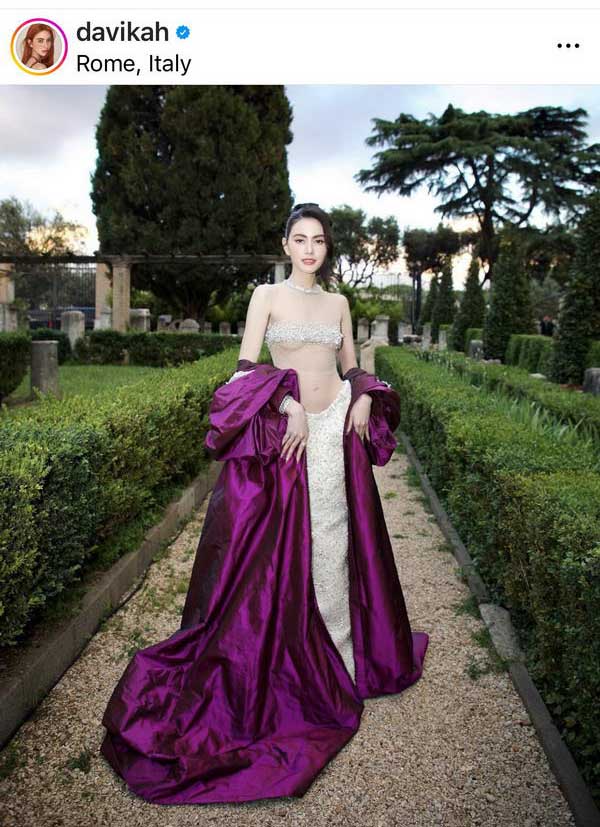 ใหม่ ดาวิกา สวยปัง!โกอินเตอร์ร่วมงานกาล่าแบรนด์หรู ฉลองครบรอบ140ปี