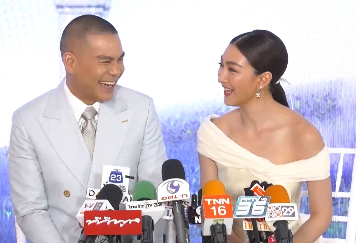 แพนเค้ก จูงมือ สารวัตรหมี ฉลองวิวาห์ชื่นมื่นอบอวลไปด้วยความรัก