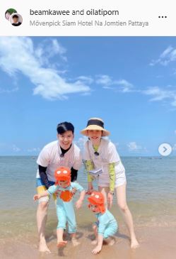 ชายหรือหญิง!? บีม-ออย เฉลยเพศลูกแฝดคู่ที่2 