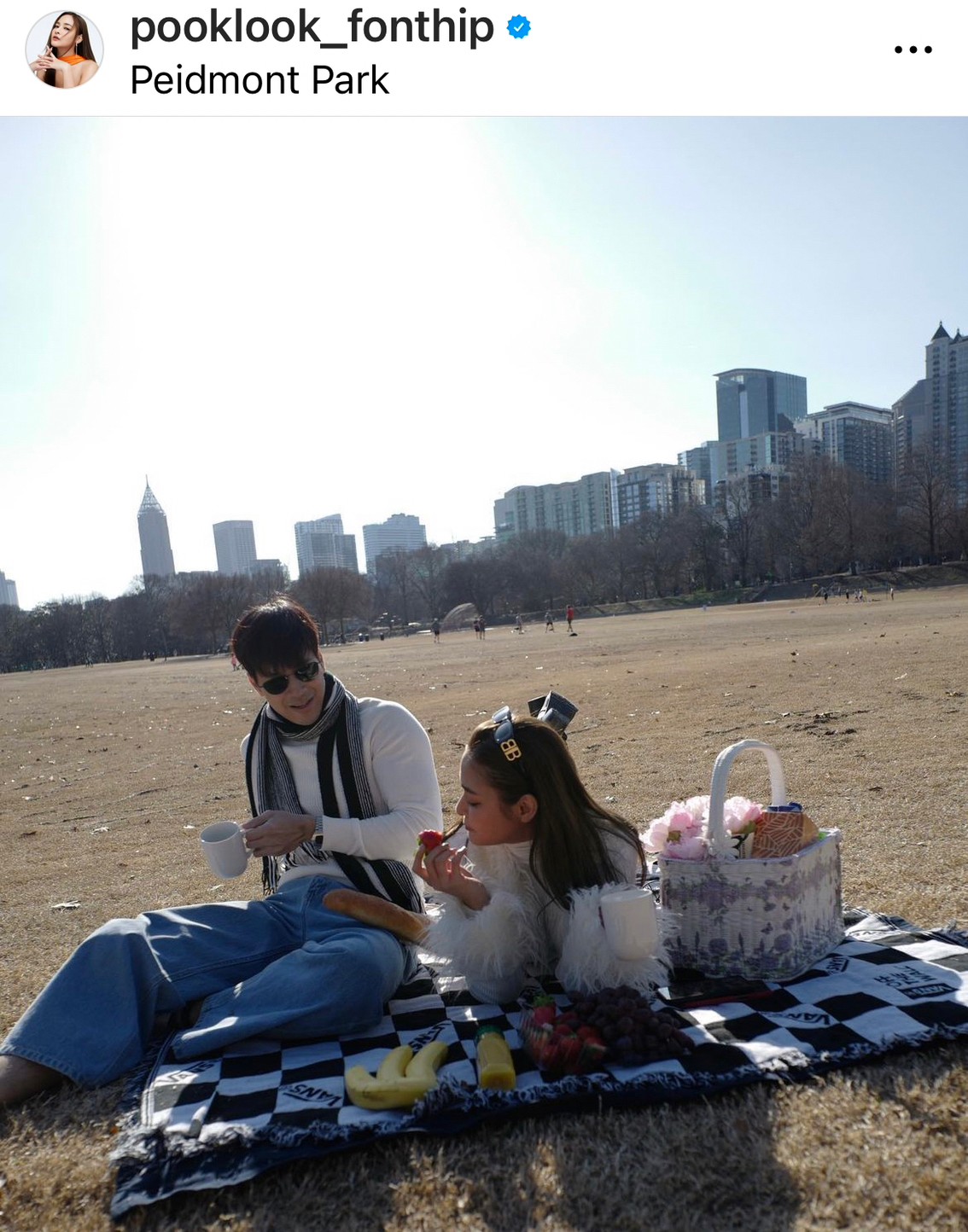 ไมค์-ปุ๊กลุก เสิร์ฟภาพคู่สุดหวานในทริปอเมริกา