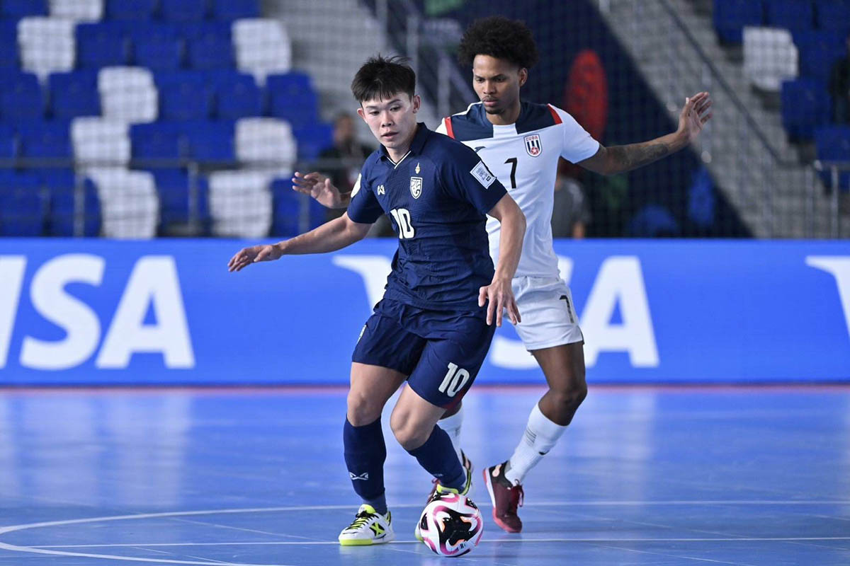 ฟุตซอลไทย ถล่ม คิวบา การันตีผ่านเข้ารอบน็อคเอาท์ ฟุตซอลโลก 2024 ฟุตซอลไทย ถล่ม คิวบา การันตีผ่านเข้ารอบน็อคเอาท์ ฟุตซอลโลก 2024