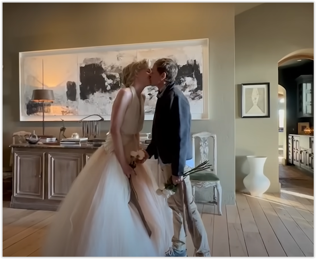 สุดหวาน  “Ellen DeGeneres” และ  “Portia de Rossi” จัดพิธีสาบานรักอีกครั้ง