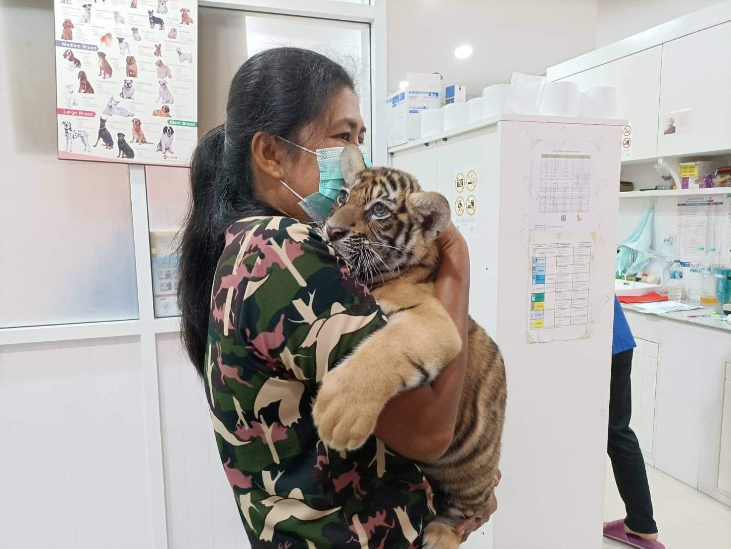 เผยภาพล่าสุด “น้องขวัญ” ขอหลับดีกว่าหลังถูกคุณหมอจิ้มก้น