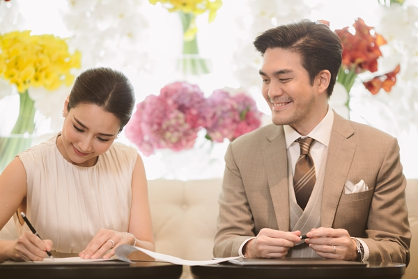 จั๊กจั่น อคัมย์สิริ ควง เค วัฒนา จดทะเบียนสมรสแล้ว