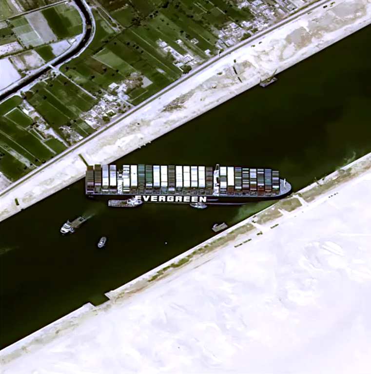 คลองสุเอซ อัมพาต เรือสินค้าขวางคลอง โลกสูญเงินชั่วโมงละหมื่นล้าน! คลองสุเอซ อัมพาต เรือสินค้าขวางคลอง โลกสูญเงินชั่วโมงละหมื่นล้าน!