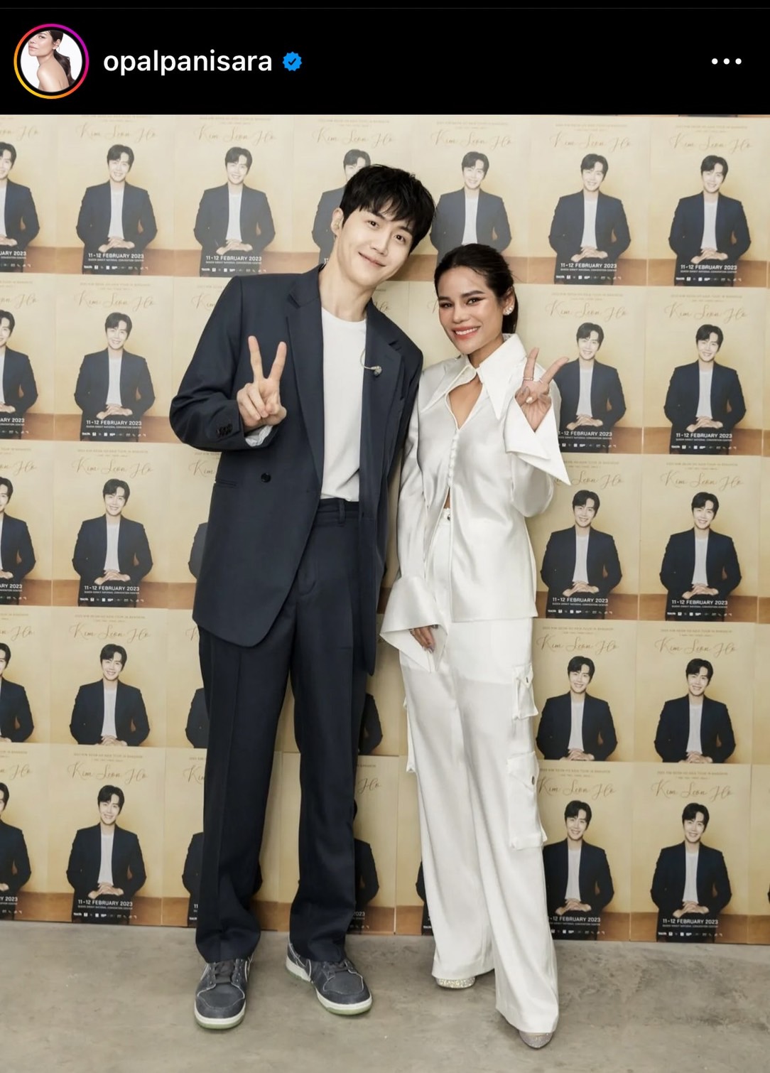 โอปอล์ ปาณิสรา เล่าเบื้องหลังความน่ารักถึง คิมซอนโฮ หลังเป็นพิธีกรงานแฟนมิต