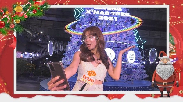 “มะปราง – ตูน” ชวนแชะภาพจุดแลนด์มาร์คกับเทศกาลคริสต์มาส   (มีคลิป)