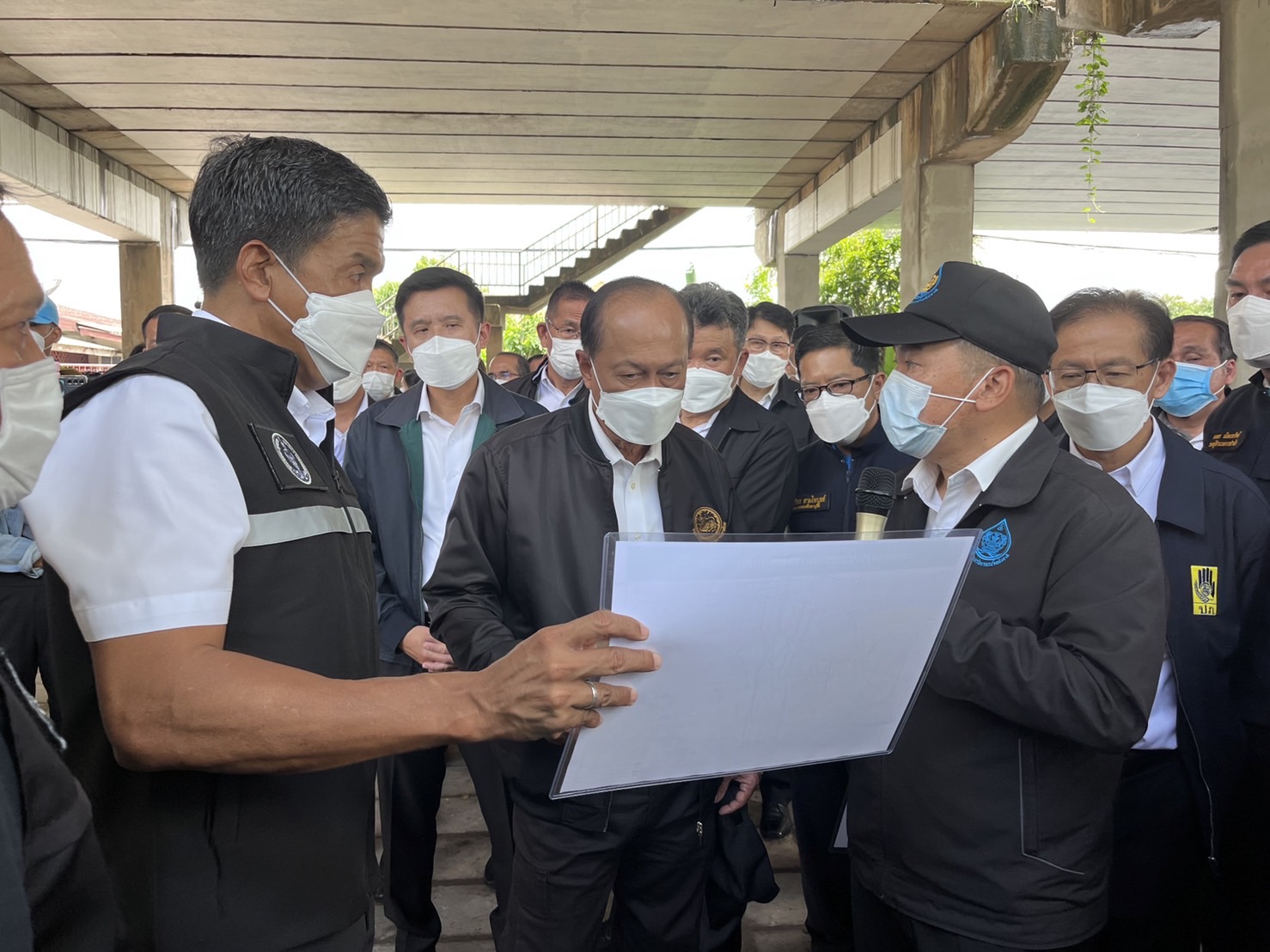 MEA ร่วมติดตาม มท.1 ลงพื้นที่ติดตามแก้ไขสถานการณ์น้ำท่วมเขตลาดกระบัง