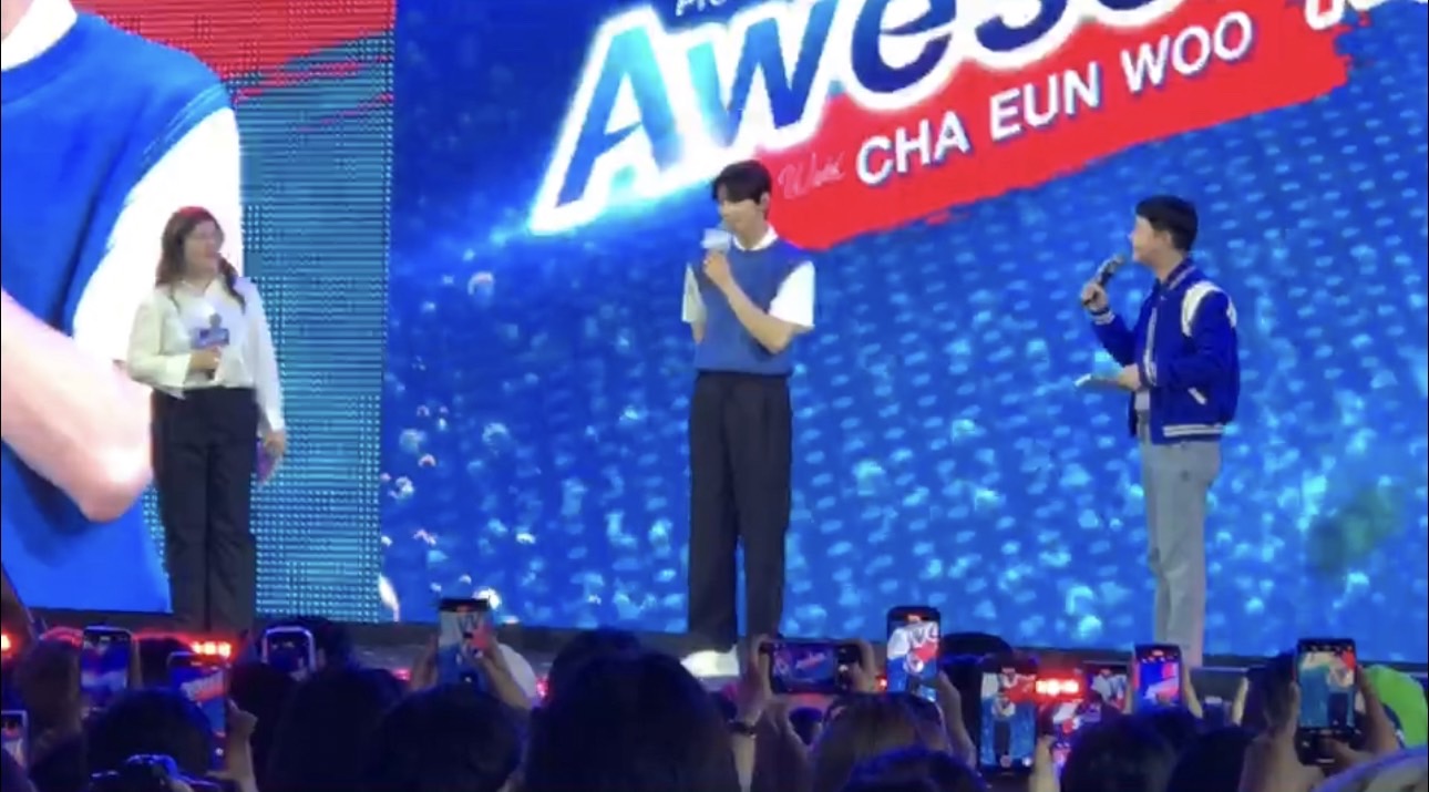 หนุ่มหล่อขวัญใจอโรฮ่า ชาอึนอู บินลัดฟ้ามอบความสุขถึงไทย กับงานแฟนมีต Awesome Night with CHA EUN WOO
