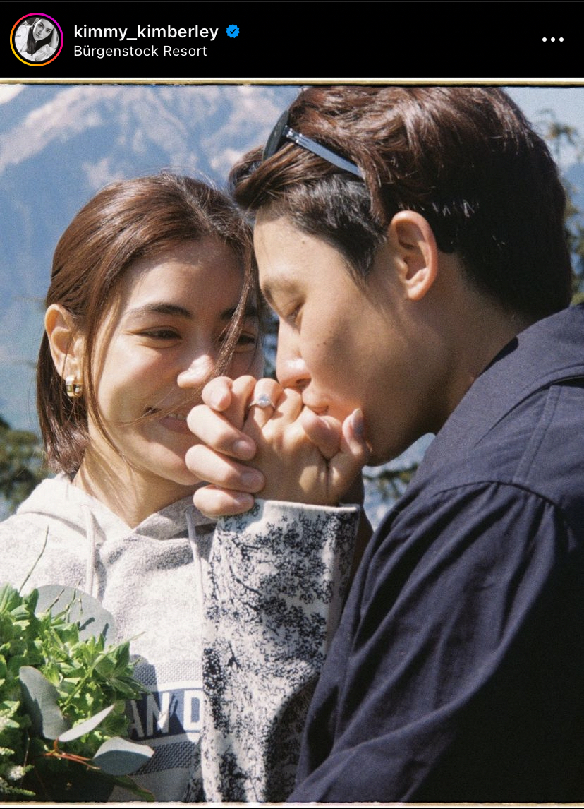 หมาก ควงคู่ คิมเบอร์ลี่ ร่วมยินดีงานแต่งพี่สาว