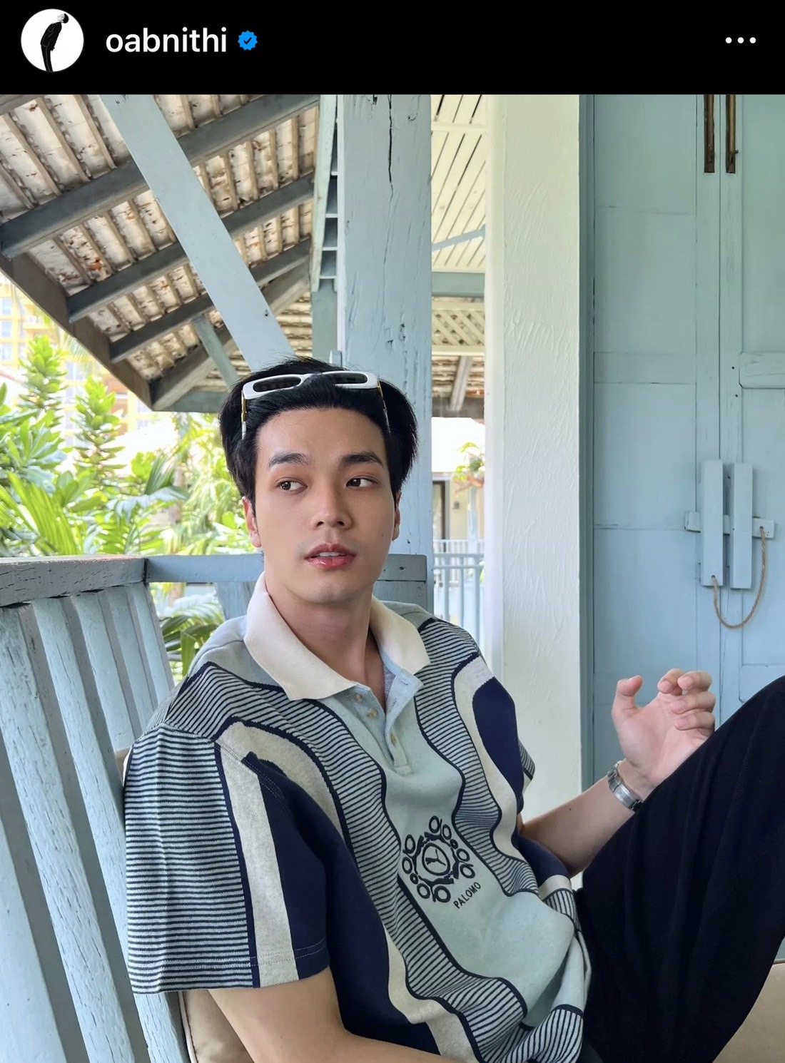 โอบนิธิ ทำใจละลาย เสิร์ฟแคปชั่นเด็ด แน่จริงก็ส่งยิ้มมา