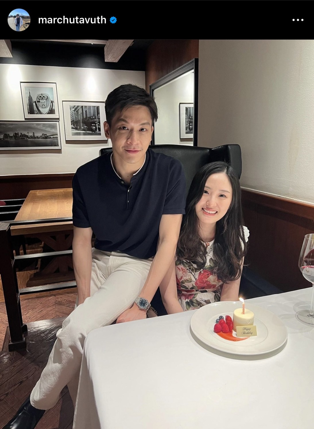 หวานเวอร์ มาร์ช จุฑาวุฒิ ควงแฟนสาวนอกวงการ ดินเนอร์สุดโรแมนติก หวานเวอร์ มาร์ช จุฑาวุฒิ ควงแฟนสาวนอกวงการ ดินเนอร์สุดโรแมนติก