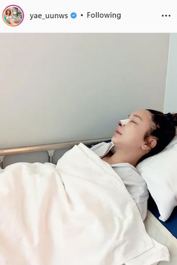 หญิงแย้ แจงเหตุแอ็ดมิท เผย ไม่ได้ผ่าจมูกจนโดนหามไป รพ. 