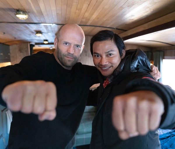 จา พนม อวดภาพคู่ เจสัน สเตแธม ดาราฮอลลีวูดดัง!! ถ่ายหนัง The Expendables 4