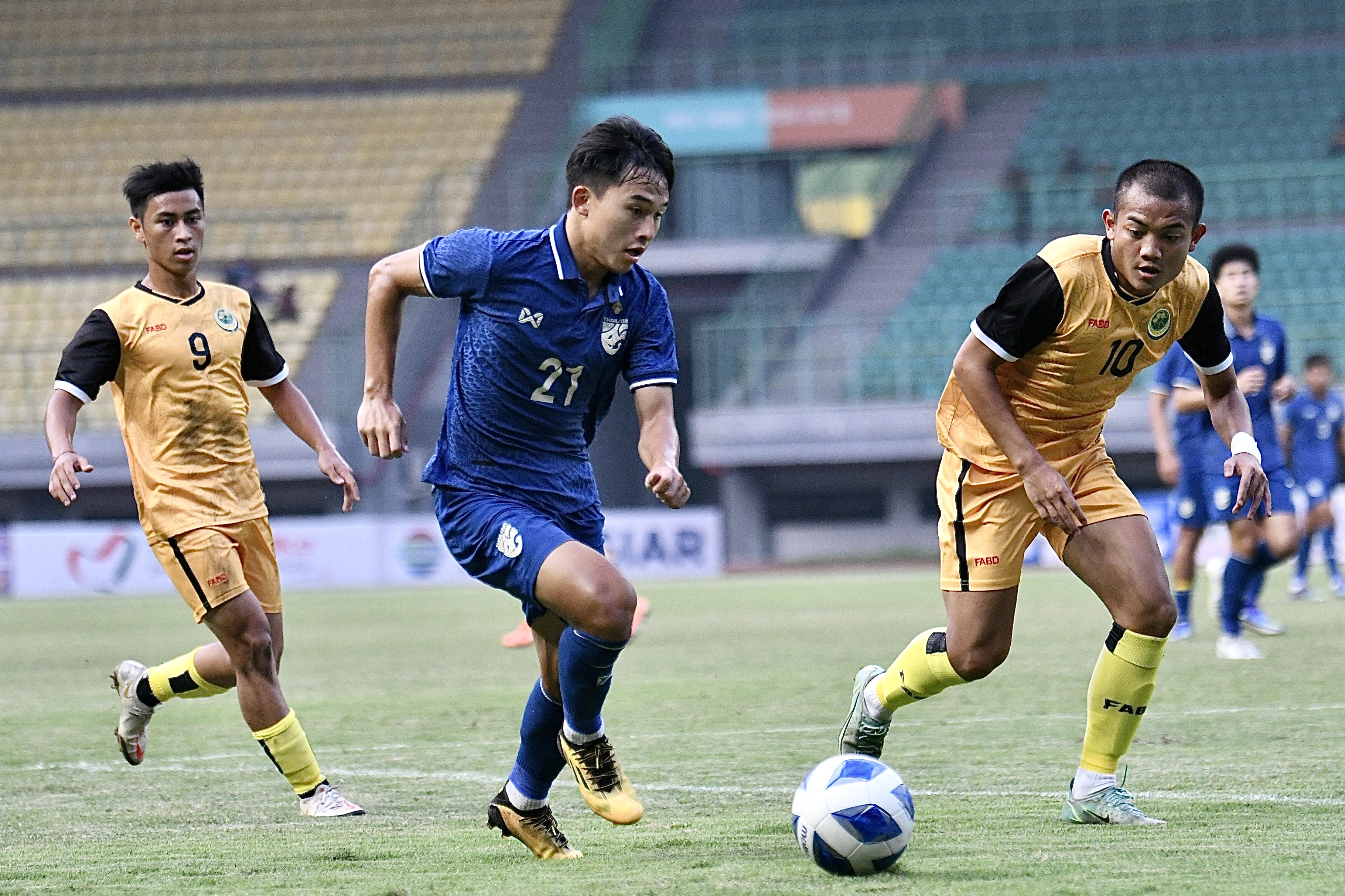 ผลบอลสด U19 ชิงแชมป์อาเซียน 2022 รอบแบ่งกลุ่ม นัดที่สี่ ไทย พบ บรูไน