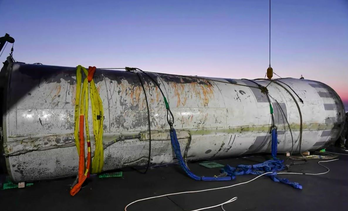 เปิดภาพล่าสุด ซากจรวดส่งดาวเทียม ของเกาหลีเหนือ