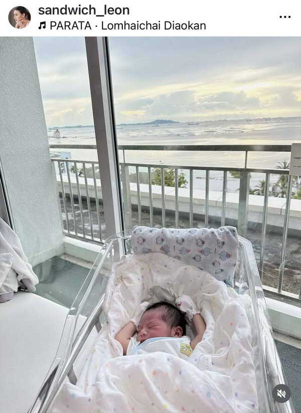 ยินดี แซนวิช ปภาดา คลอดลูกชายคนที่ 2 แล้ว ตั้งชื่อ น้องลีอา ยินดี แซนวิช ปภาดา คลอดลูกชายคนที่ 2 แล้ว ตั้งชื่อ น้องลีอา