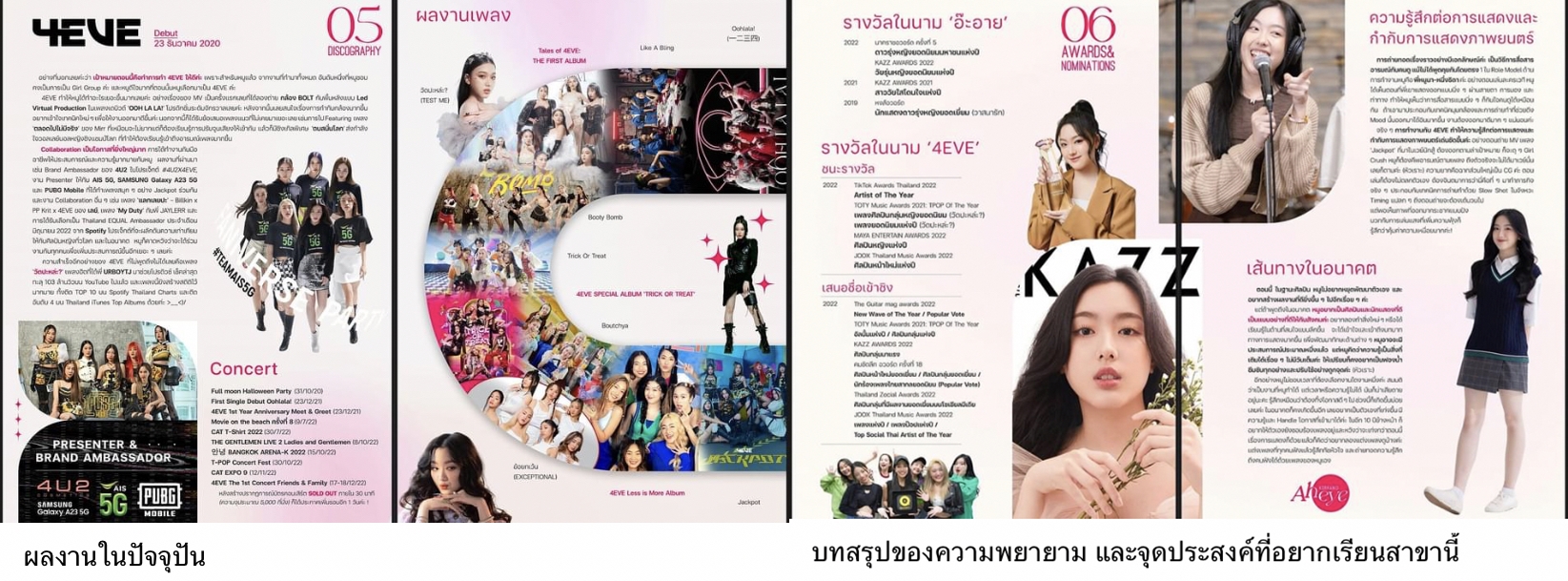 อ๊ะอาย​ 4EVE-ใบปอ ธิติยา งานเข้าหลังถูกดราม่ายื่น ​Portfolio มหาวิทยาลัยดัง