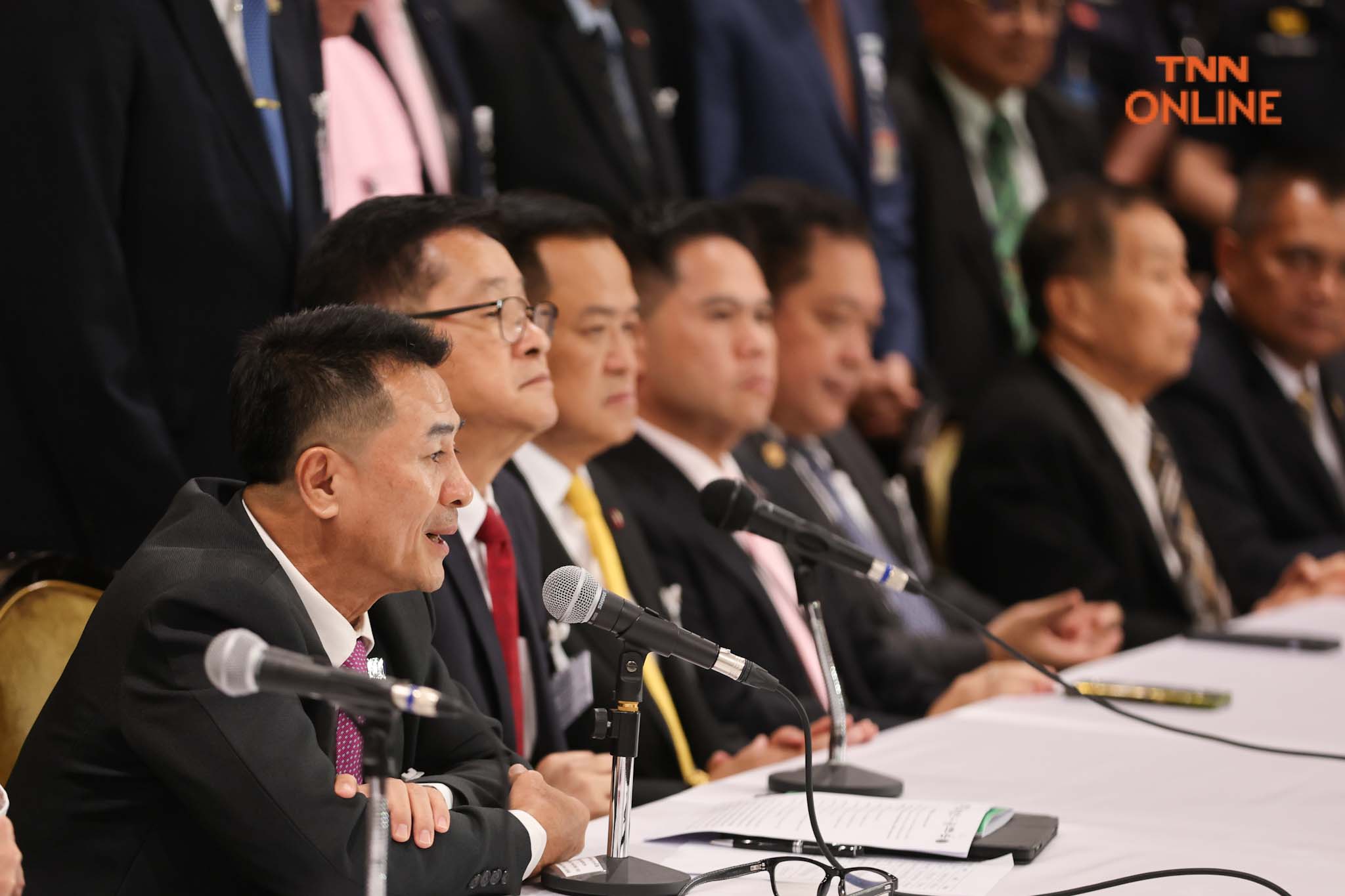 พท.แถลงตั้งรัฐบาล 11 พรรค พร้อมแบ่งโควตารัฐมนตรี พท.แถลงตั้งรัฐบาล 11 พรรค พร้อมแบ่งโควตารัฐมนตรี