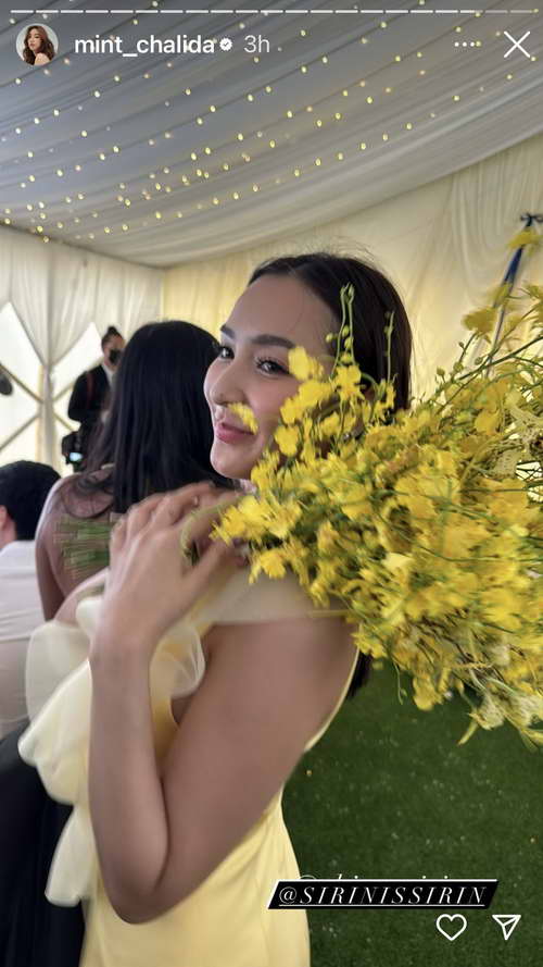 ชิปปิ้ ศิรินทร์ ว่าที่เจ้าสาวคนต่อไป? คว้าช่อดอกไม้งานแต่ง แมท ภีรนีย์ - เฟม ภีมเดช