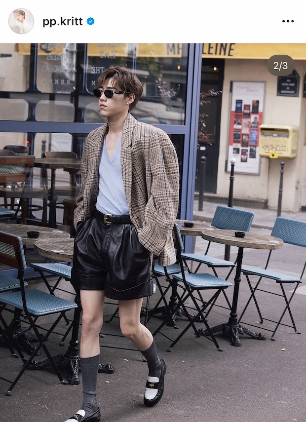 ปังข้ามทวีป!! ส่องลุค 'พีพี กฤษฏ์’ ก่อนร่วมงานปารีสแฟชั่นวีค