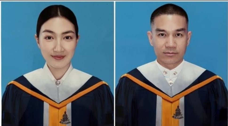 แฟนๆ แห่ยินดี “แพนเค้ก-สารวัตรหมี” ควงคู่รับปริญญาเอก (มีคลิป)