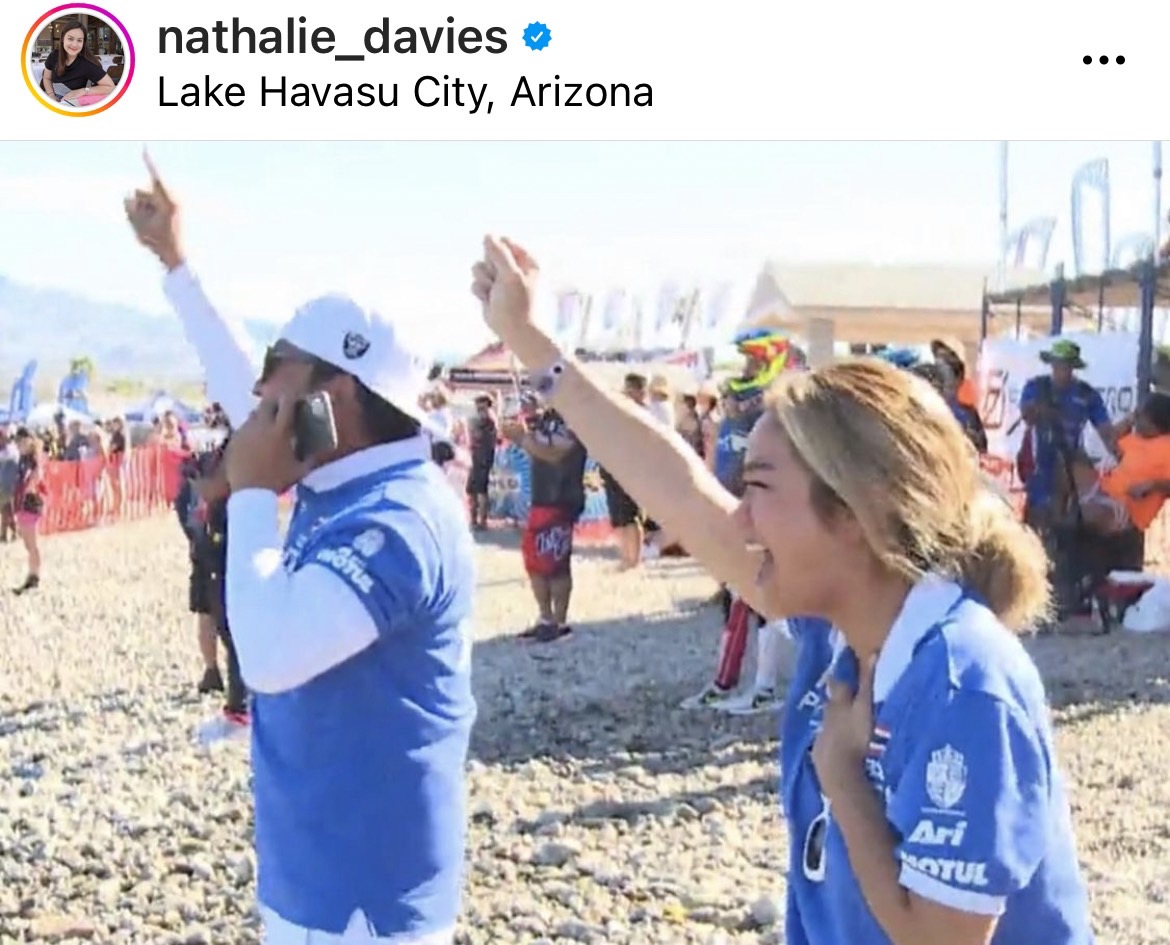 เปิ้ล นาคร สุดดีใจ!!  ออก้า คว้าแชมป์โลก การแข่งขันเจ็ตสกีได้สำเร็จ