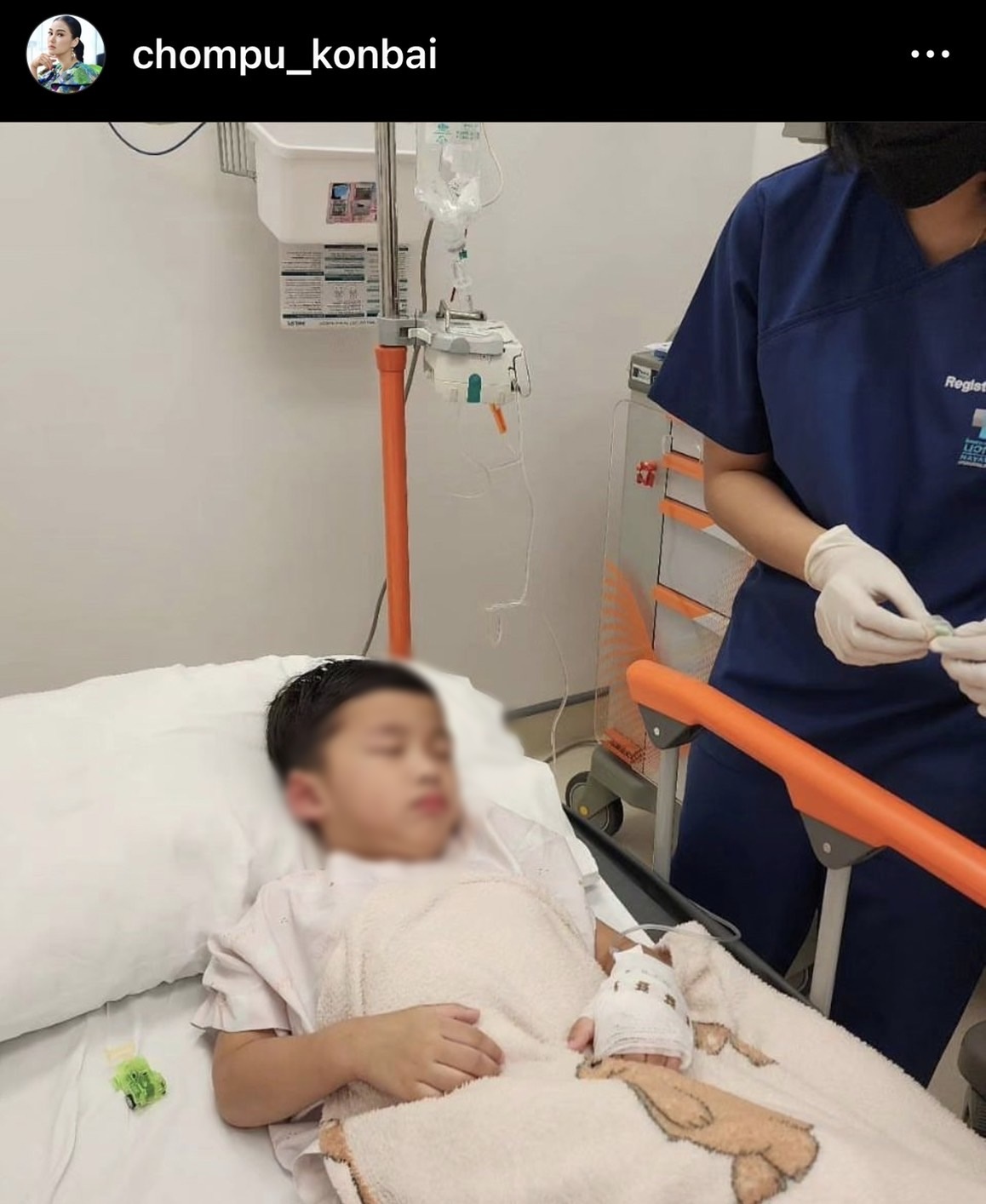 ชมพู่ ใจแทบขาด น้องธารา ลูกชายป่วยเป็น RSV