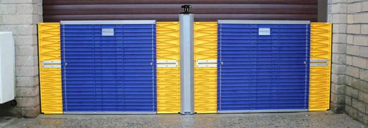 ป้องกันน้ำท่วมใน 5 นาที ด้วยประตูกั้นน้ำที่สามารถติดตั้งเองได้ ป้องกันน้ำท่วมใน 5 นาที ด้วยประตูกั้นน้ำที่สามารถติดตั้งเองได้