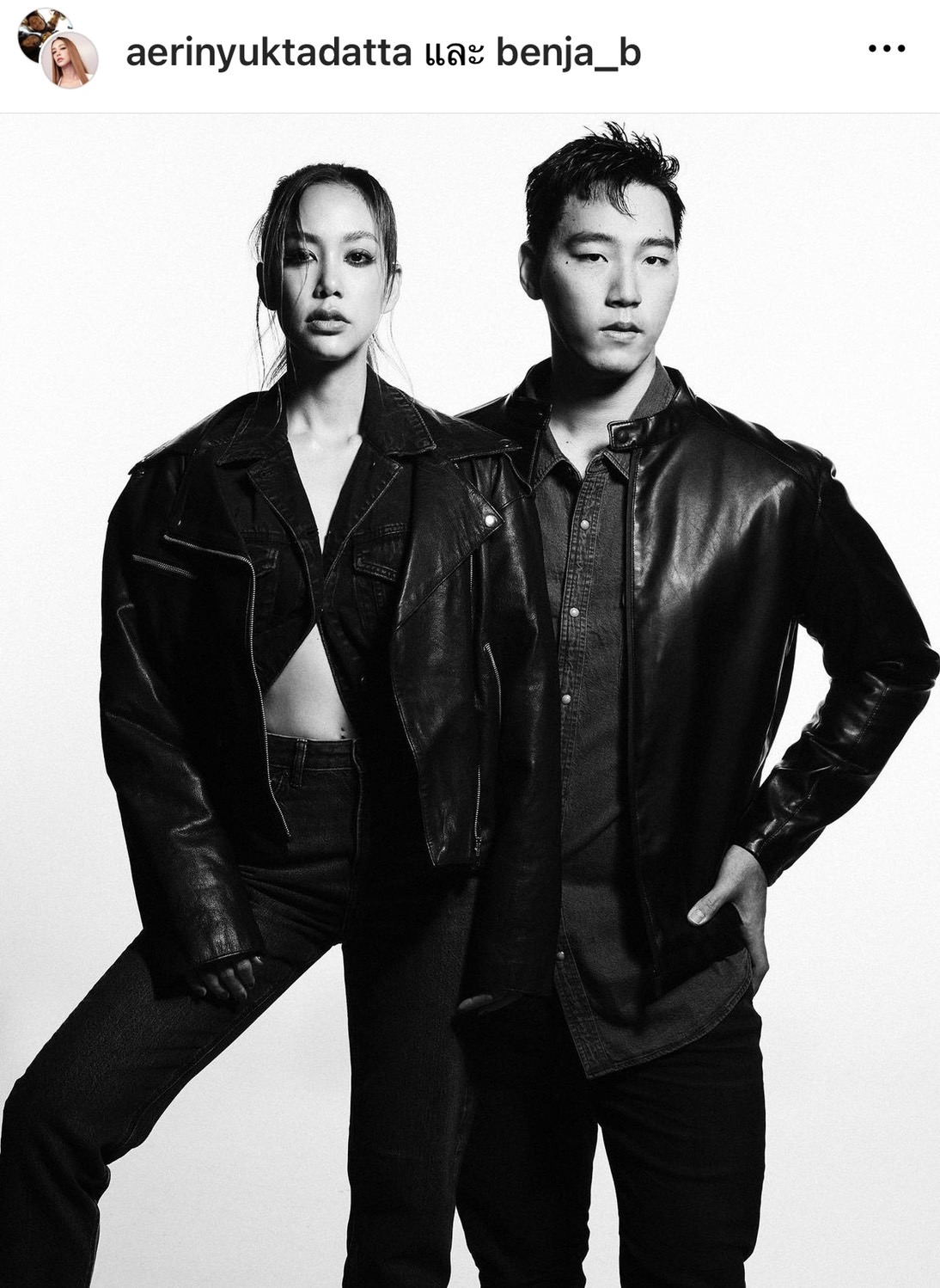 ตั๊ก บงกช ร่วมยินดีโพสต์การ์ดแต่งงาน แอริน-เบญ