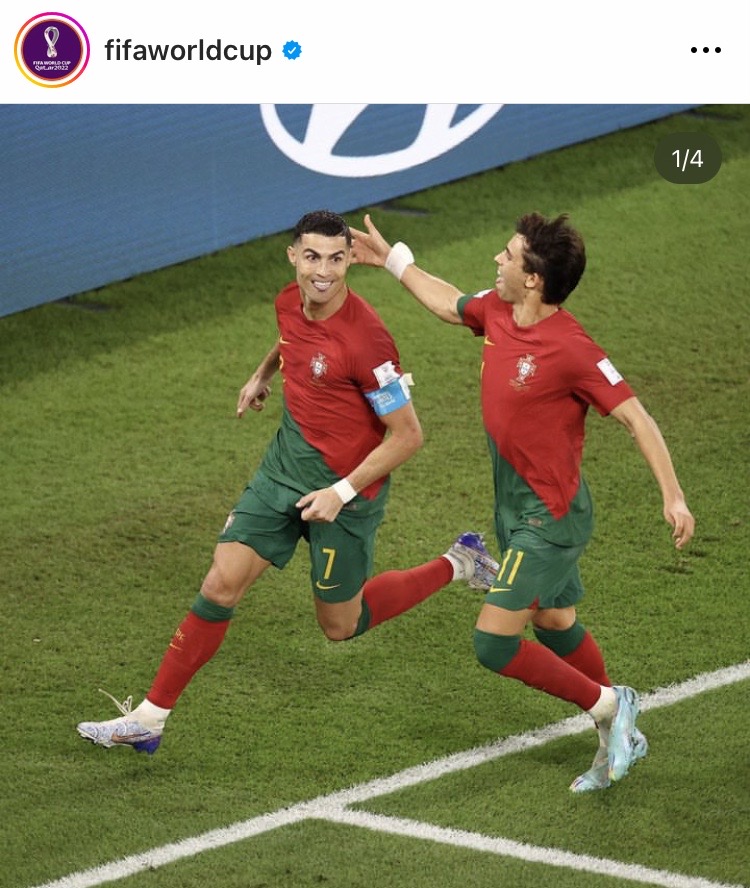 เป็นทุกอย่างให้เธอแล้ว!! ‘คริสเตียโน่ โรนัลโด้’ กับมีมไวรัลทั้งคูลทั้งขำในบอลโลก นัดแรก