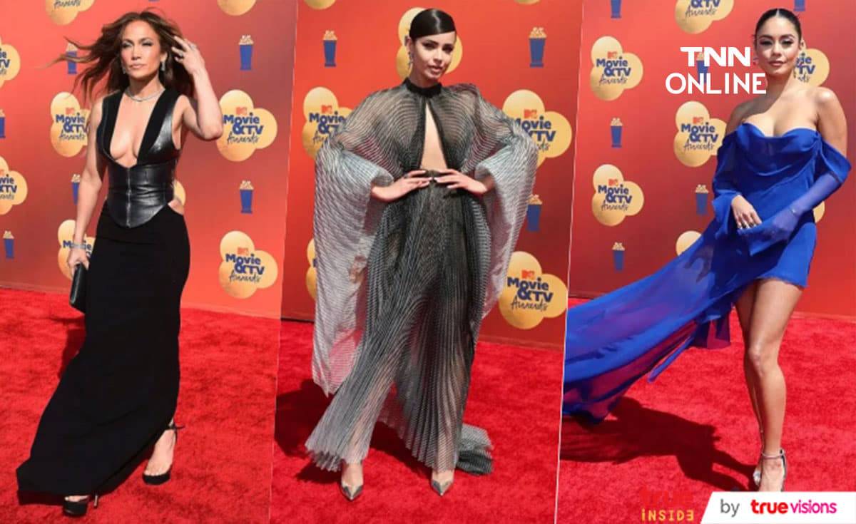 เจนนิเฟอร์ โลเปซ นำทีมซุปตาร์สาวเจิดจรัสบนพรมแดงงาน MTV Movie & TV Awards ปี 2022