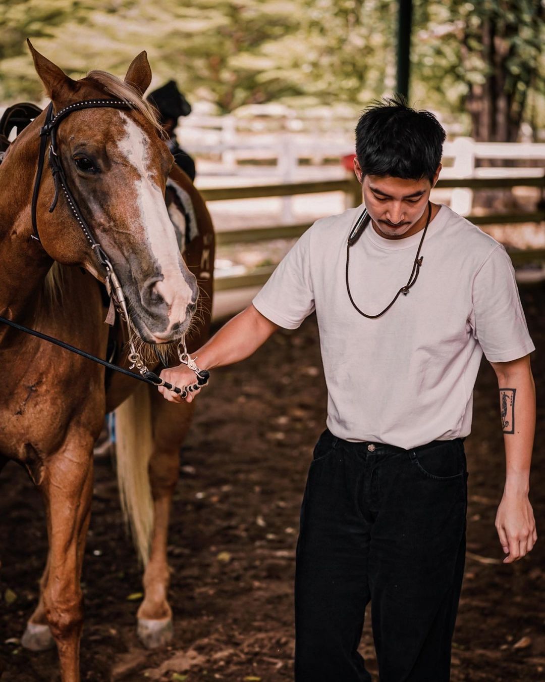 บทบาทใหม่ “โตโน่ ภาคิน” เป็นคุณครูสอนขี่ม้า (มีคลิป) 