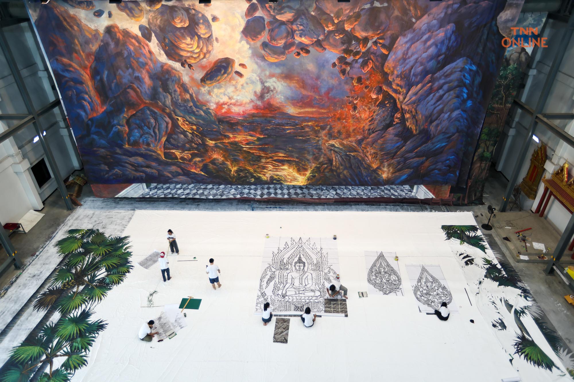 อลังการหุ่นหนุมานยักษ์ คืบหน้างานฉากโขนมูลนิธิส่งเสริมศิลปาชีพฯ อลังการหุ่นหนุมานยักษ์ คืบหน้างานฉากโขนมูลนิธิส่งเสริมศิลปาชีพฯ