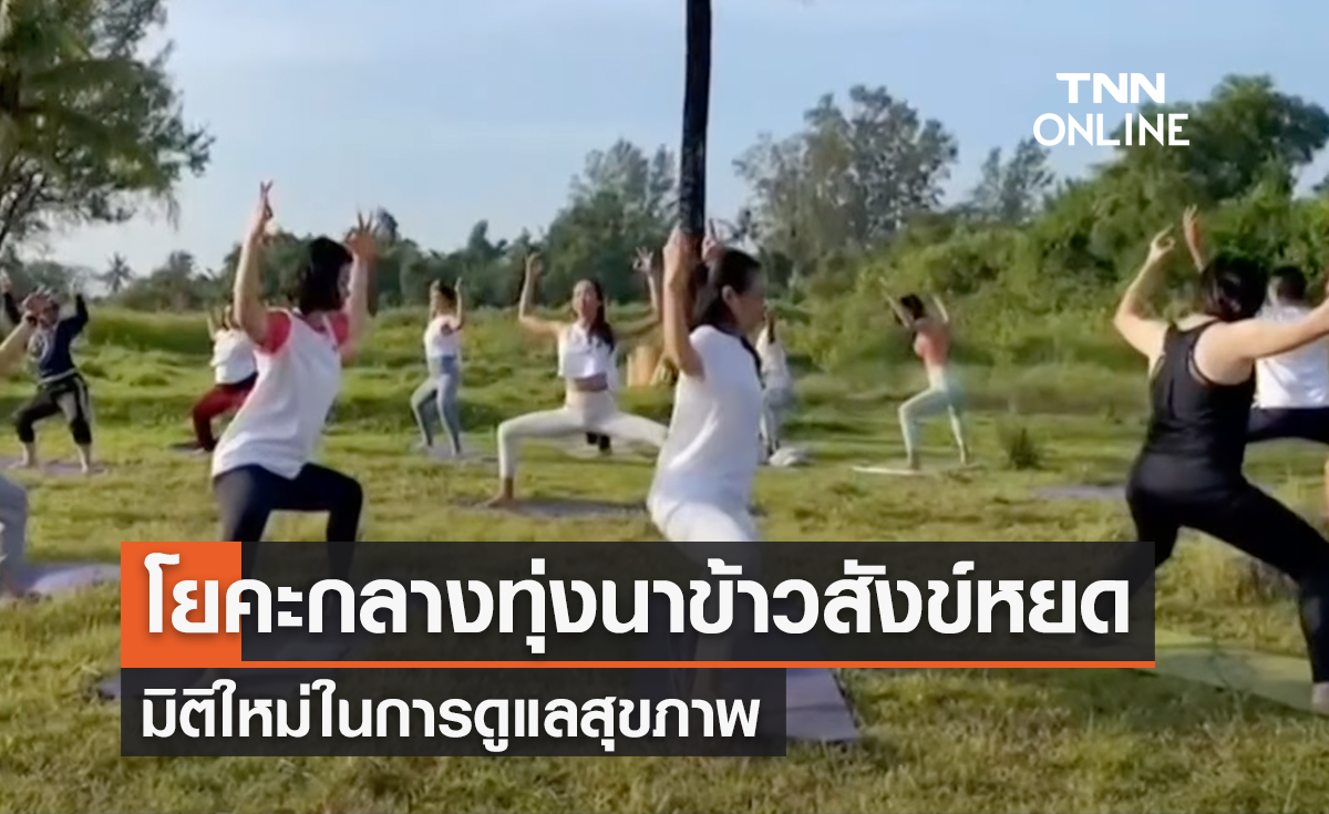 มิติใหม่ "โยคะกลางทุ่งนา" 1 เดียวในกระบี่