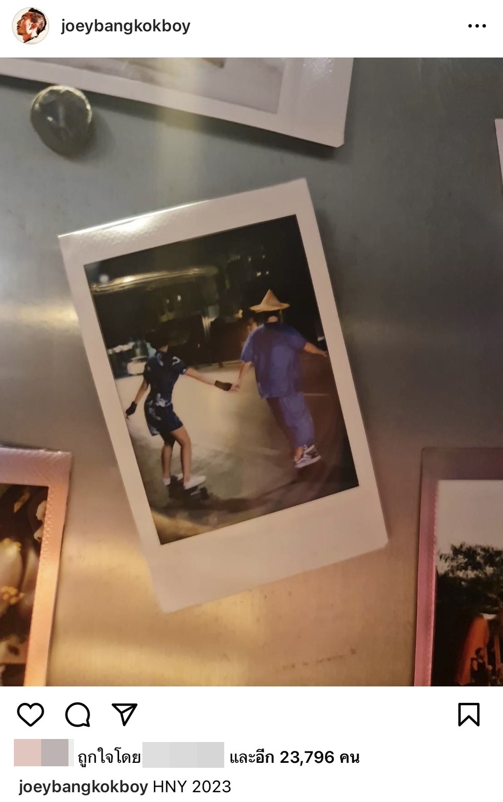 โจอี้ บอย เปิดตัวแฟนสาวต้อนรับปีใหม่ หลังซุ่มคบมานาน 