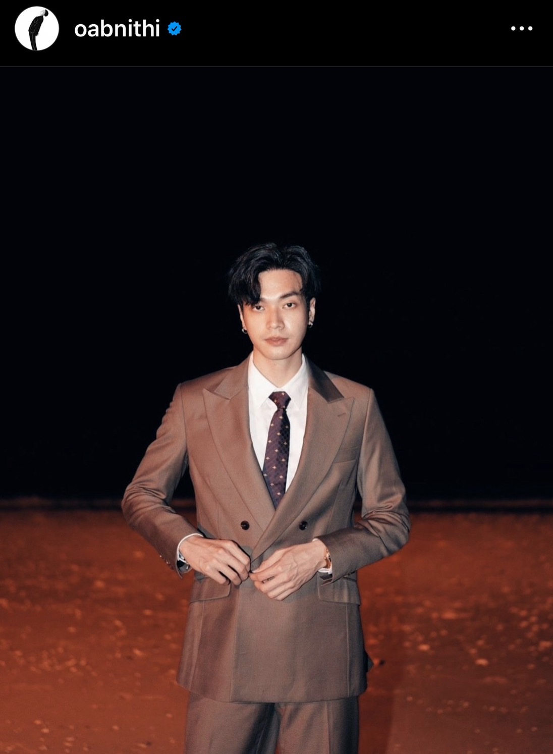 โอบนิธิ ทำใจละลาย เสิร์ฟแคปชั่นเด็ด แน่จริงก็ส่งยิ้มมา