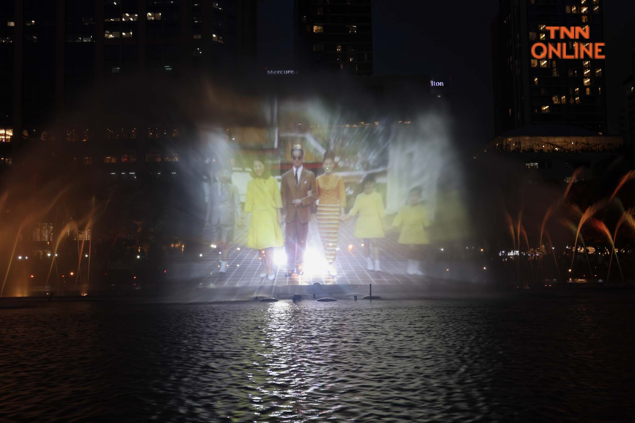 เฉลิมพระเกียรติสมเด็จพระพันปีหลวง แสดงม่านน้ำ ประกอบแสง สี เสียง เฉลิมพระเกียรติสมเด็จพระพันปีหลวง แสดงม่านน้ำ ประกอบแสง สี เสียง