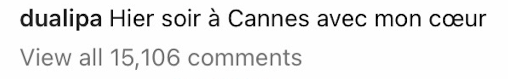 หนุ่มๆ ทำใจ!! ‘ดูอา ลิปา’ เปิตดัวหวานใจผู้กำกับฮอตชาวฝรั่งเศสบนพรมแดงคานส์