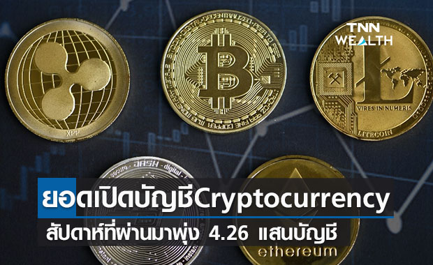 ก.ล.ต.เผย ยอดเปิดบัญชี Cryptocurrency  พุ่ง 4.26 แสนบัญชี 