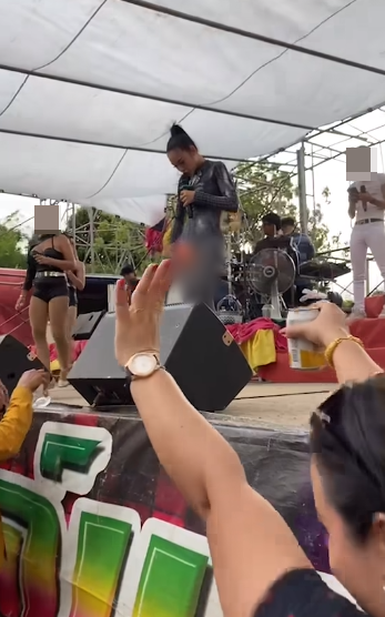 เมรัย ไหทองคำ ยืนยันไม่ได้รับบาดเจ็บ หลังโดนบั้งไฟพุ่งใส่ขา